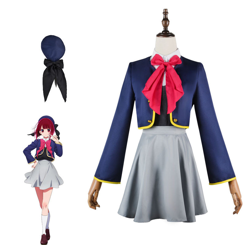 Anime Oshi no Ko Kana Arima Costume Uniform Halloween Cosplay Dress Outfit