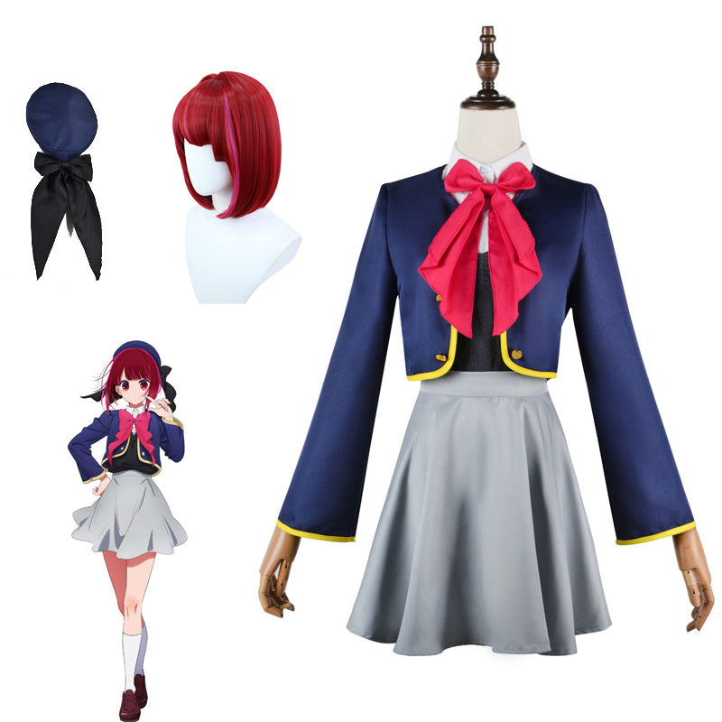 Anime Oshi no Ko Kana Arima Costume Uniform Halloween Cosplay Dress Outfit