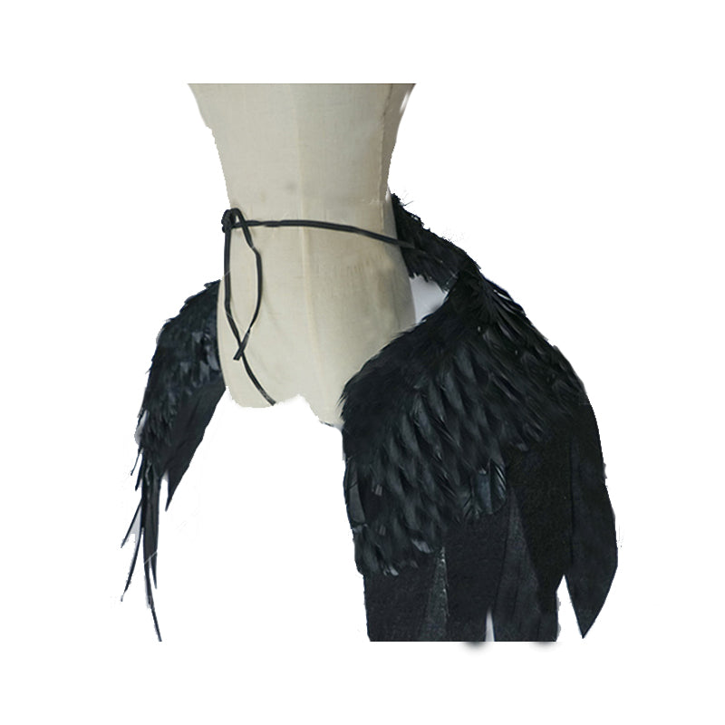 Anime Overlord Albedo Cosplay Wings Props Black Wings Costume Accessories