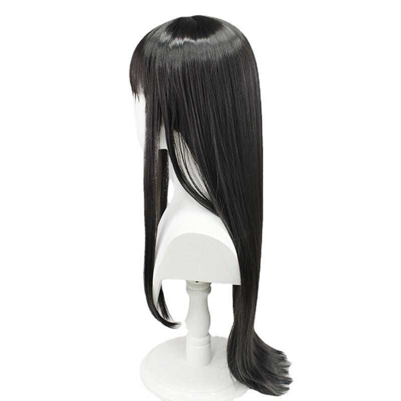 Anime Puella Magi Madoka Magica Homura Akemi Cosplay Wigs Black Long Wigs
