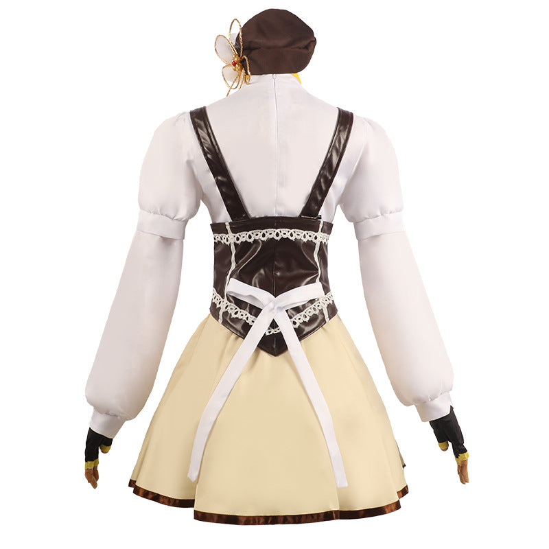 Anime Puella Magi Madoka Magica Mami Tomoe Cosplay Costume Lolita Dress Halloween Outfit