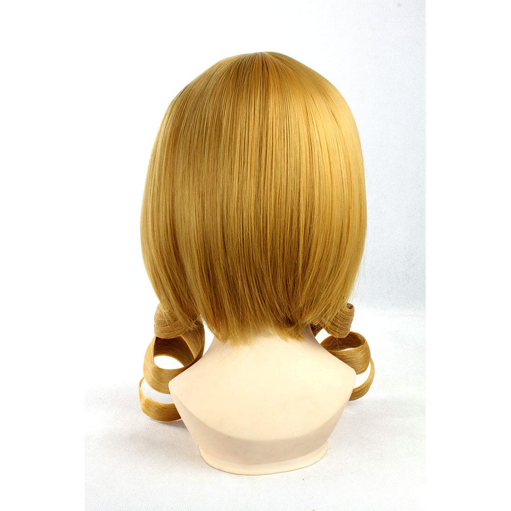 Anime Puella Magi Madoka Magica Mami Tomoe Cosplay Golden Wigs