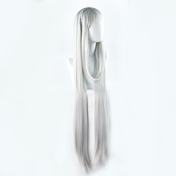 Anime Re:Zero ? Starting Life in Another World Emilia Cosplay Wigs Silver Long Wigs