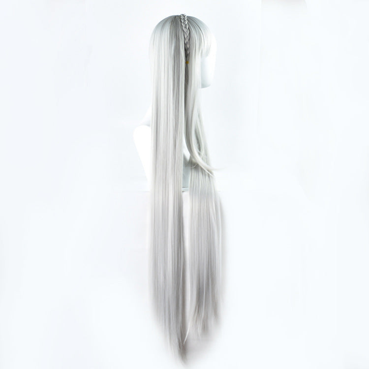 Anime Re:Zero ? Starting Life in Another World Emilia Cosplay Wigs Silver Long Wigs