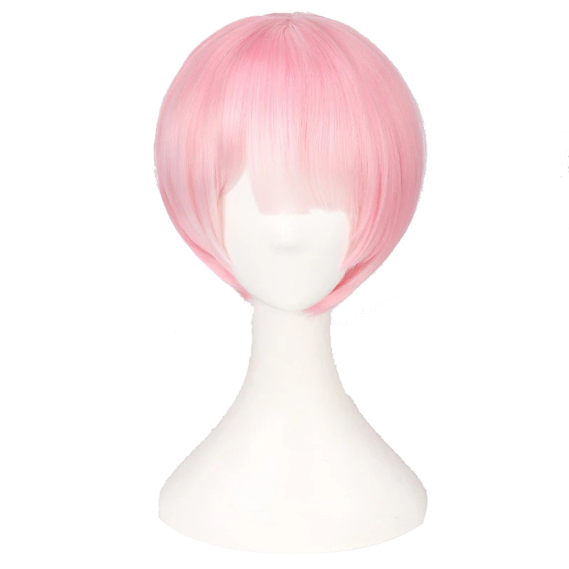 Anime Re:Zero ? Starting Life in Another World Ram Full Set Cosplay Dress+Wigs+Shoes Halloween Carnival Cosplay Outfit