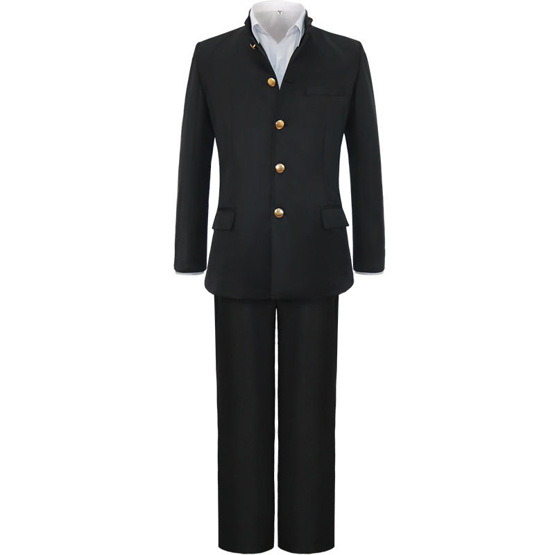 Anime SK8 the Infinity Langa Hasegawa Cosplay Costume Black Suit Halloween Costume