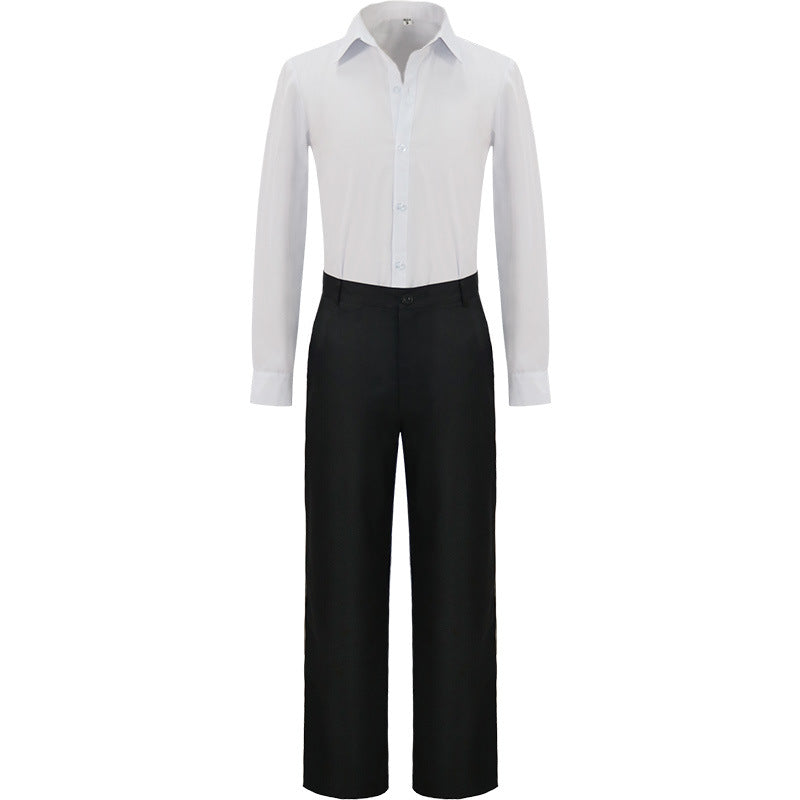 Anime SK8 the Infinity Langa Hasegawa Cosplay Costume Black Suit Halloween Costume