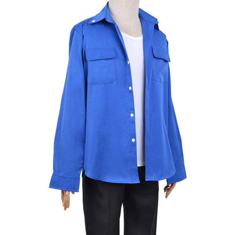 Anime SK8 the Infinity Langa Hasegawa Cosplay Costume Blue Suit  Halloween Cosplay Outfit