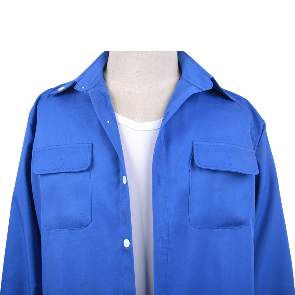 Anime SK8 the Infinity Langa Hasegawa Cosplay Costume Blue Suit  Halloween Cosplay Outfit