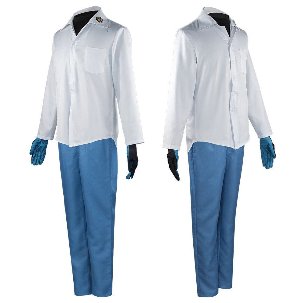 Anime SK8 the Infinity Langa Hasegawa White Cosplay Costume Halloween Party Costume