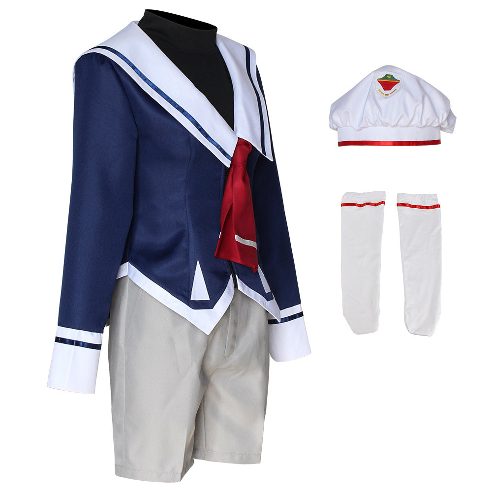 Anime SK8 the Infinity Miya Chinen Uniform Cosplay Costume With Wigs and Hat Full Set Cosplay Costume
