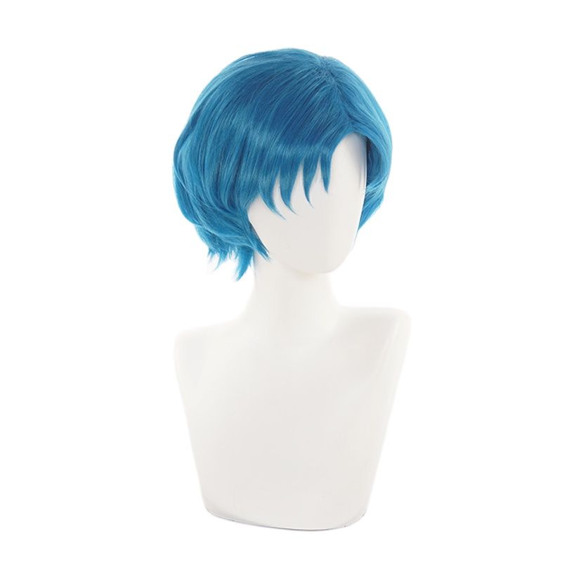 Anime Sailor Moon Ami Mizuno Sailor Mercury Cosplay Wigs Blue Short Wigs