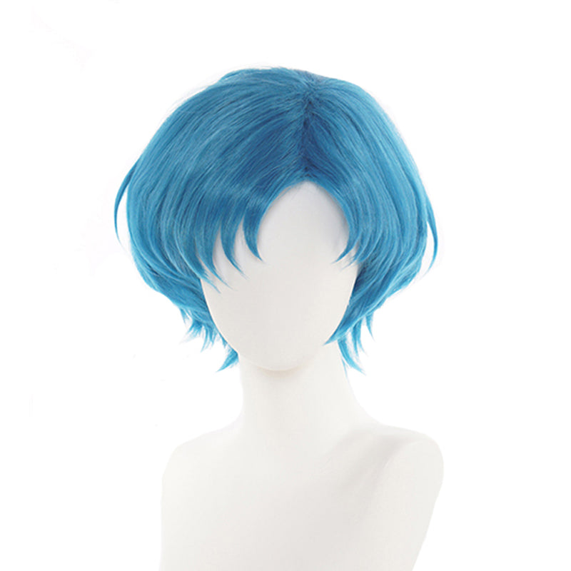 Anime Sailor Moon Ami Mizuno Sailor Mercury Cosplay Wigs Blue Short Wigs