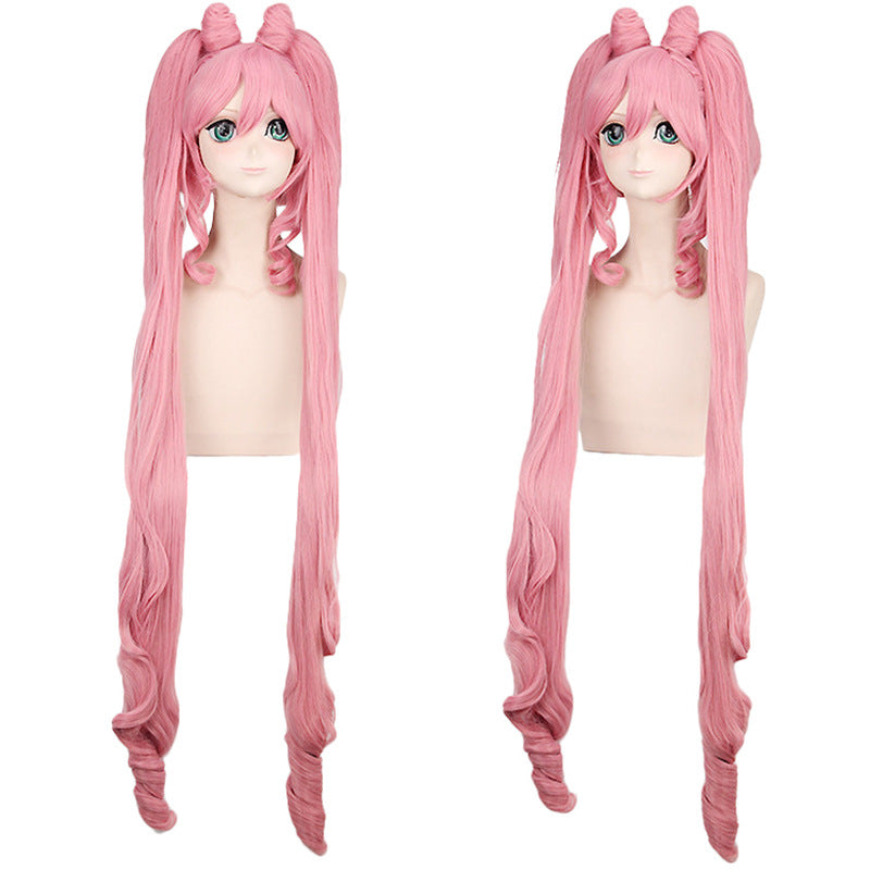 Anime Sailor Moon Sailor Chibi Moon Small Lady Chibiusa Cosplay Wigs Pink Wigs