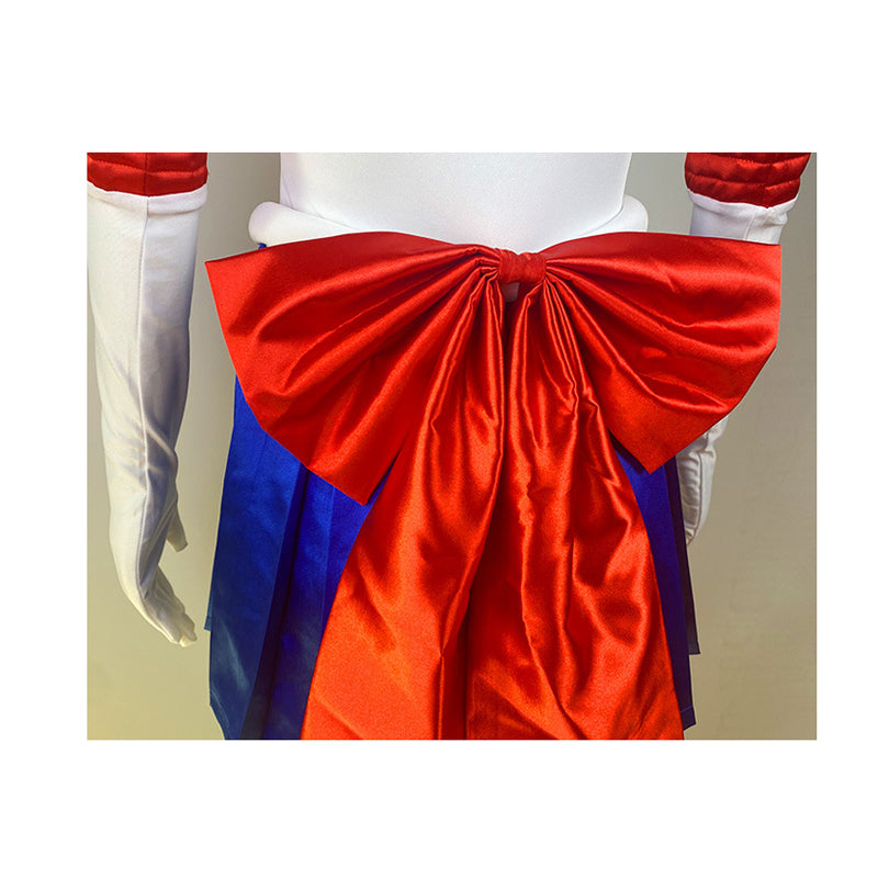 Anime Sailor Moon Usagi Tsukino Cosplay Costume With Wigs Full Set Halloween Carnival Costume
