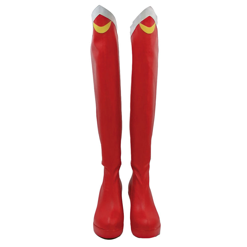 Anime Sailor Moon Usagi Tsukino Cosplay Shoes Customized Red Cosplay Boots