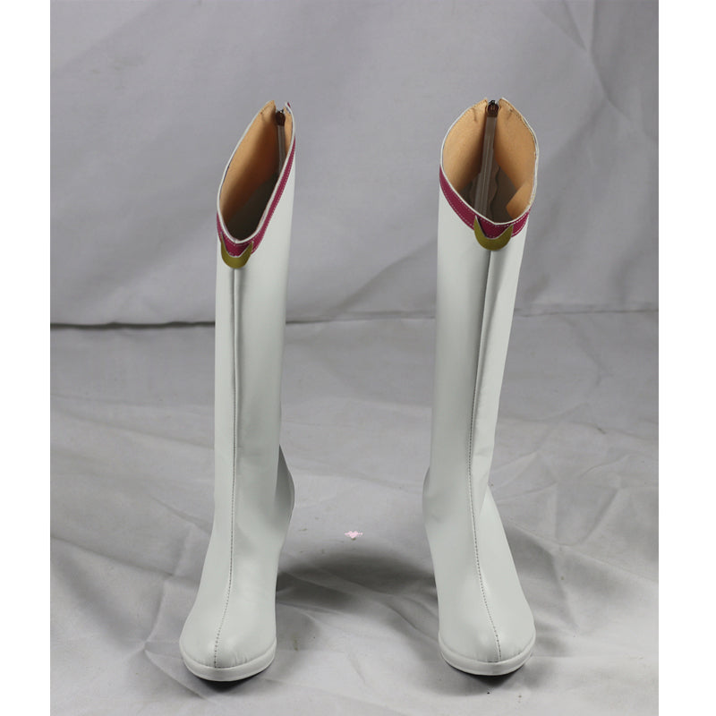 Anime Sailor Moon Usagi Tsukino Eternal Form Cosplay Shoes White Cosplay Boots
