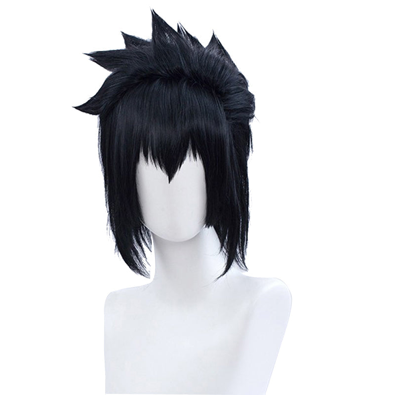 Sasuke Childhood Blue Costume+Wigs+Shoes+Accessories Whole Set Cosplay Costume Outfit For Kids and Adults