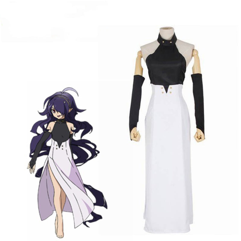 Anime Seraph Of The End Owari no Seraph Asuramaru Cosplay Costume+Wigs Halloween Costume Set