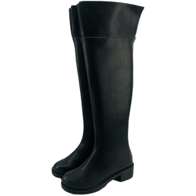 Anime Seraph Of The End Owari no Seraph Krul Tepes Cosplay Boots Costume PU Leather Shoes