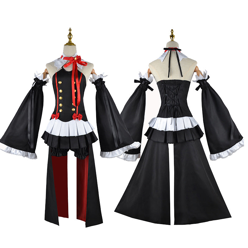 Anime Seraph Of The End Owari no Seraph Krul Tepes Full Set Cosplay Costume With Wigs and Shoes Halloween Cosplay Outfit Set