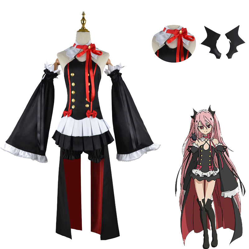 Anime Seraph Of The End Owari no Seraph Krul Tepes Cosplay Costume Dress Halloween Costume