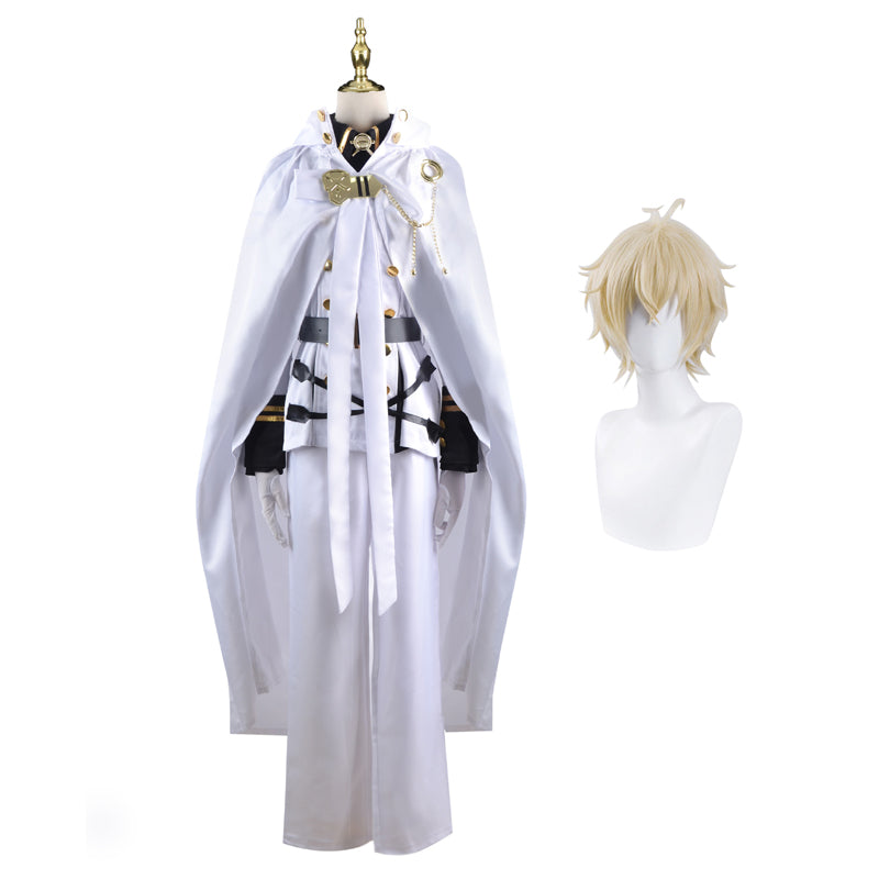 Anime Seraph Of The End Owari no Seraph Mikaela Hyakuya Cosplay Costume Full Set With Cloak