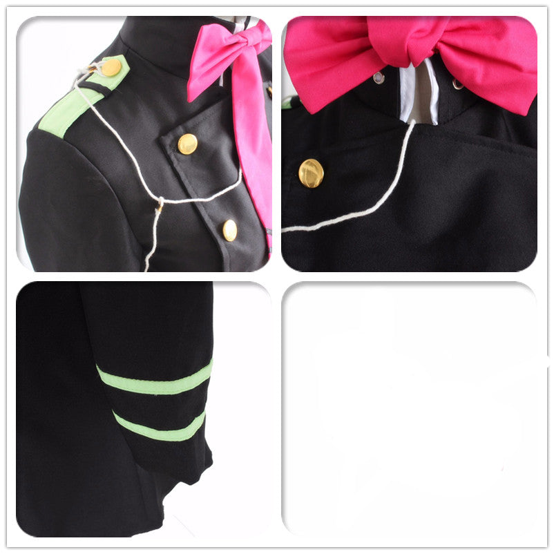 Anime Seraph of the End Costume Shinoa Hiragi Costume Uniform Halloween Cosplay Costume