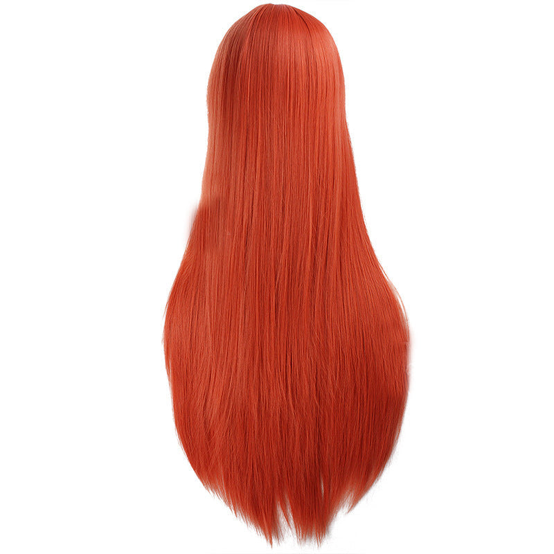 Anime Silver Soul Gintama Kagura Costume Wigs Orange Wigs With Hairdecor Props