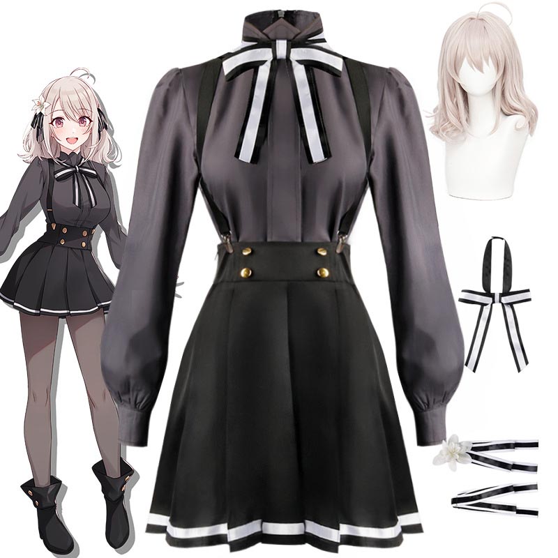 Anime Spy Classroom Costume Flower Garden Hanazono Lily Costume Set With Wigs Halloween Carnival Costume