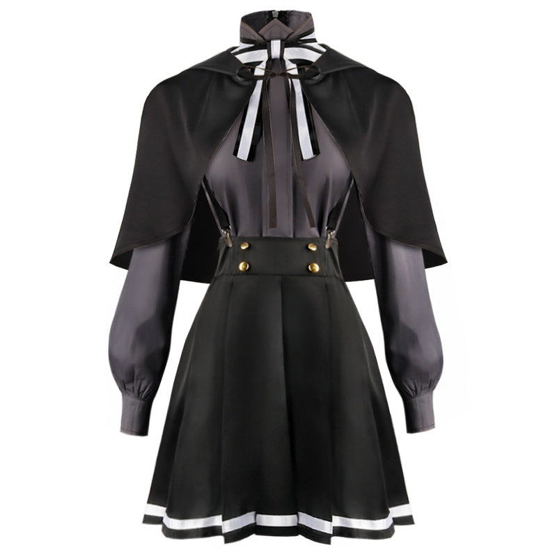 Anime Spy Classroom Costume Glint Monika Costume With Shawl Halloween Carnival Costume