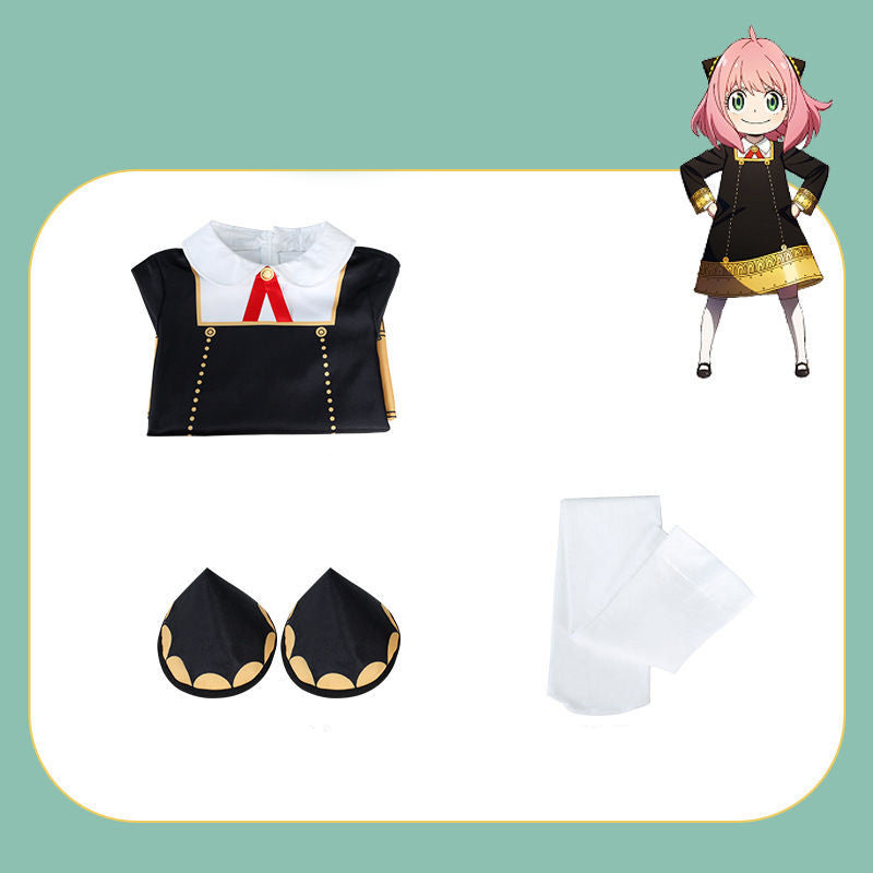 Anya Forger Cosplay Costume Dress For Girls and Adults Halloween Cosplay Outfit