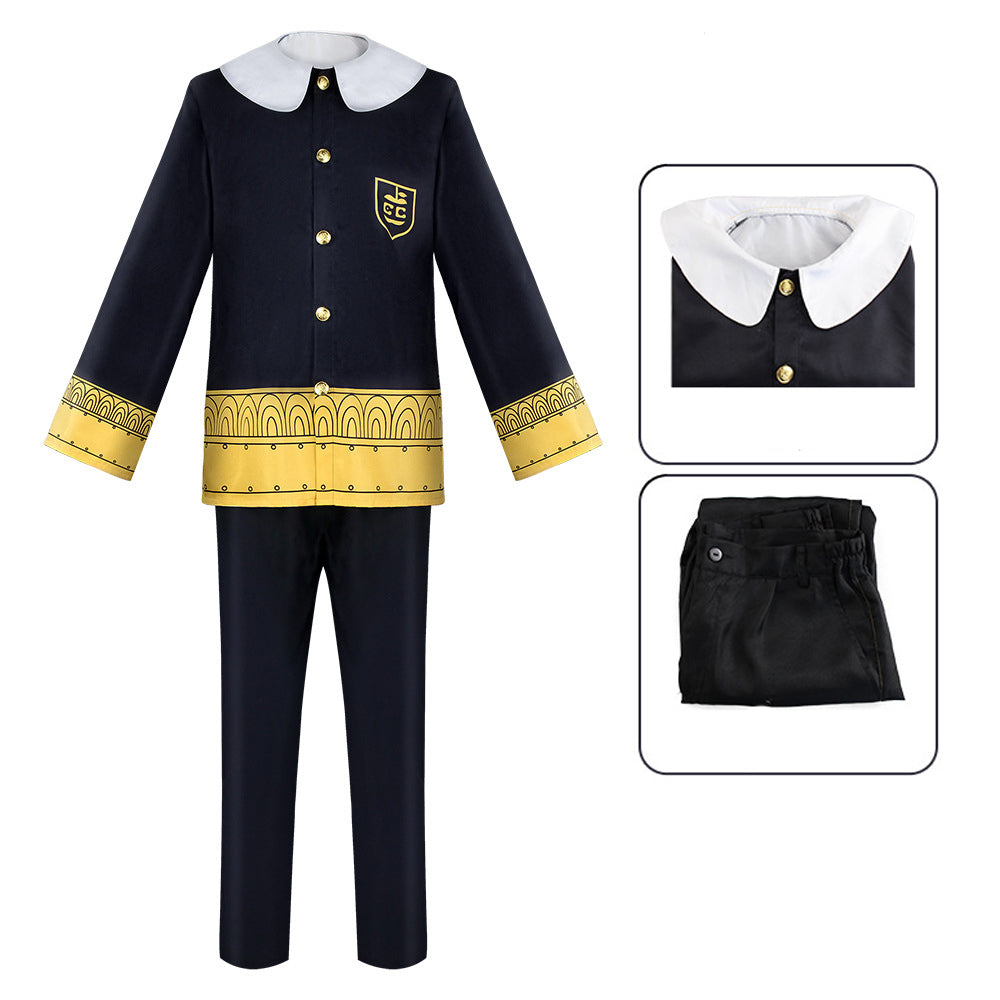 Damian Desmond Costume Full Set Cosplay Costume Uniform With Wigs Set For Kids and Adults