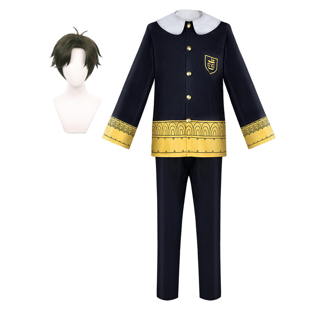 Damian Desmond Costume Full Set Cosplay Costume Uniform With Wigs Set For Kids and Adults
