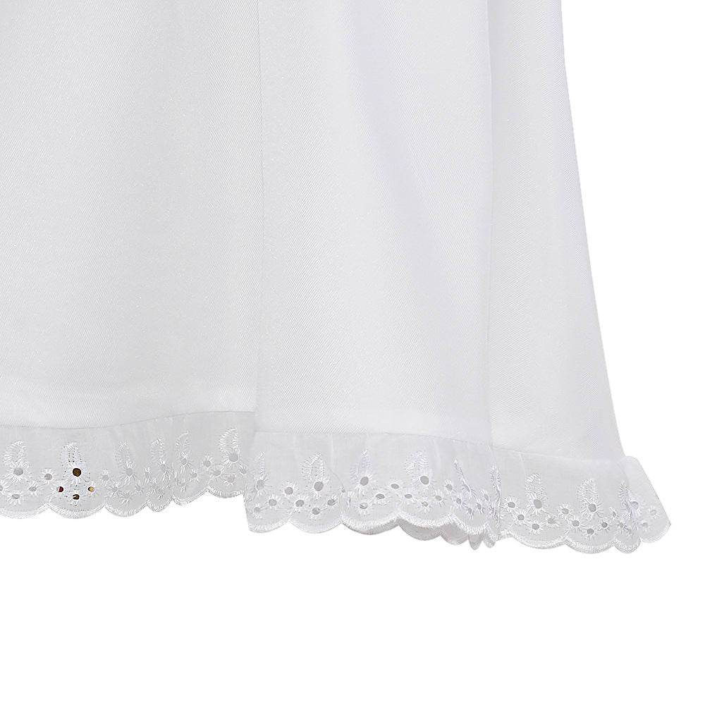 Anya Forger Kids Girls Costume White Dress Version Cosplay Outfit