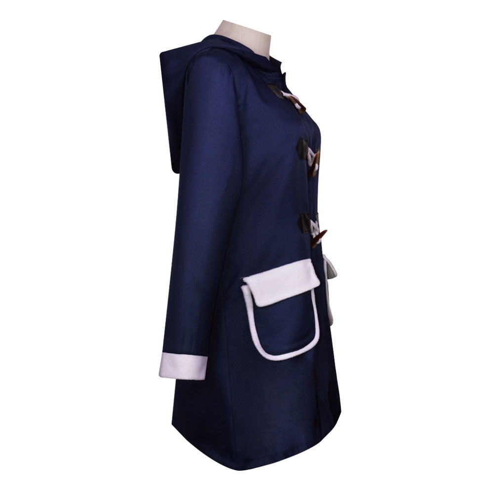 Anya Forger Kids Girls Costume Winter Cosplay Jacket Coat Halloween Outfit