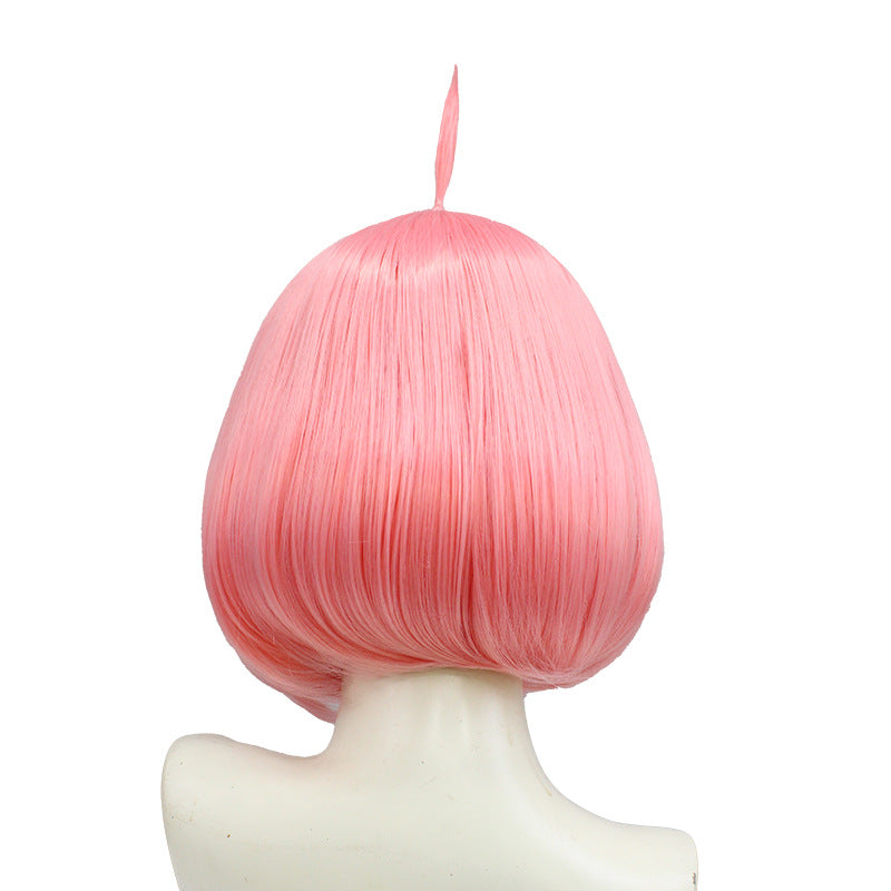 Anya Forger Cosplay Wigs Pink Short Wigs Accessories
