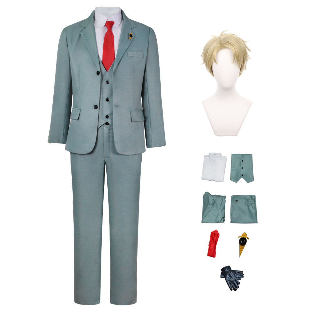 Loid Forger Cosplay Uniform With Wigs Set Halloween Carnival Cosplay Outfit Set