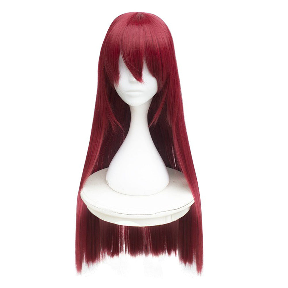 Anime Steins;Gate Kurisu Makise Cosplay Wigs Red Long Wigs