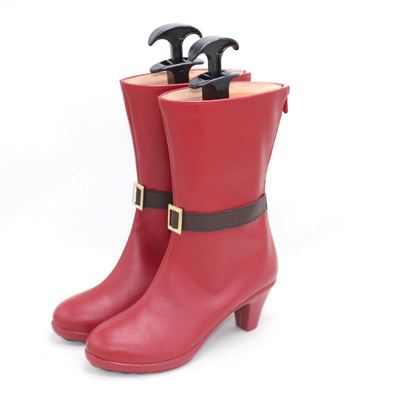 Anime Sword Art Online Progressive: Aria of a Starless Night SAO Yuuki Asuna Cosplay Red Boots