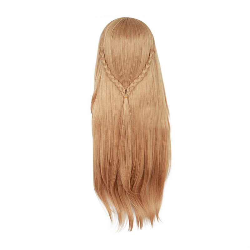 Anime Sword Art Online Yuuki Asuna Wigs SAO Yuki Asuna Long Orange Wigs