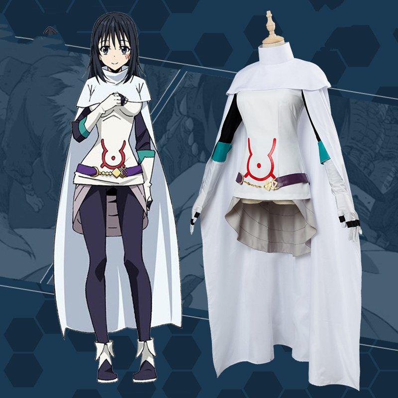 Anime That Time I Got Reincarnated As A Slime Shizu Full Set Cosplay Costume With Wigs and Shoes Set