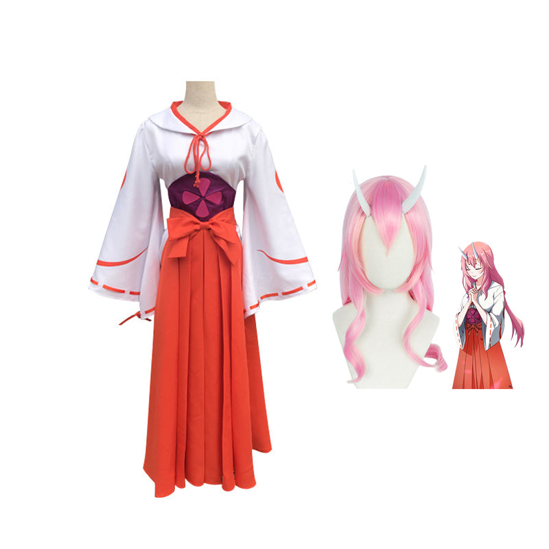 Anime That Time I Got Reincarnated As A Slime Shuna Cosplay Costume With Wigs Halloween Costume Set
