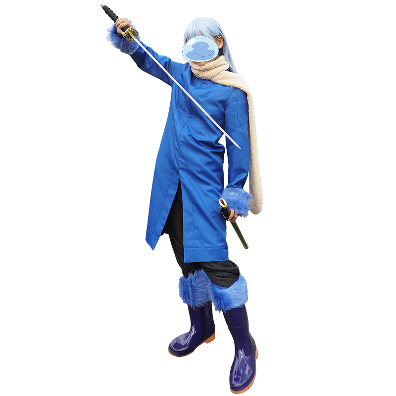 That Time I Got Reincarnated as A Slime Rimuru Tempest Cosplay Costume Full Set With Boots and Wigs