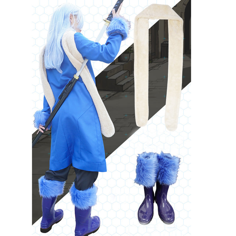That Time I Got Reincarnated as A Slime Rimuru Tempest Cosplay Costume Full Set With Boots and Wigs