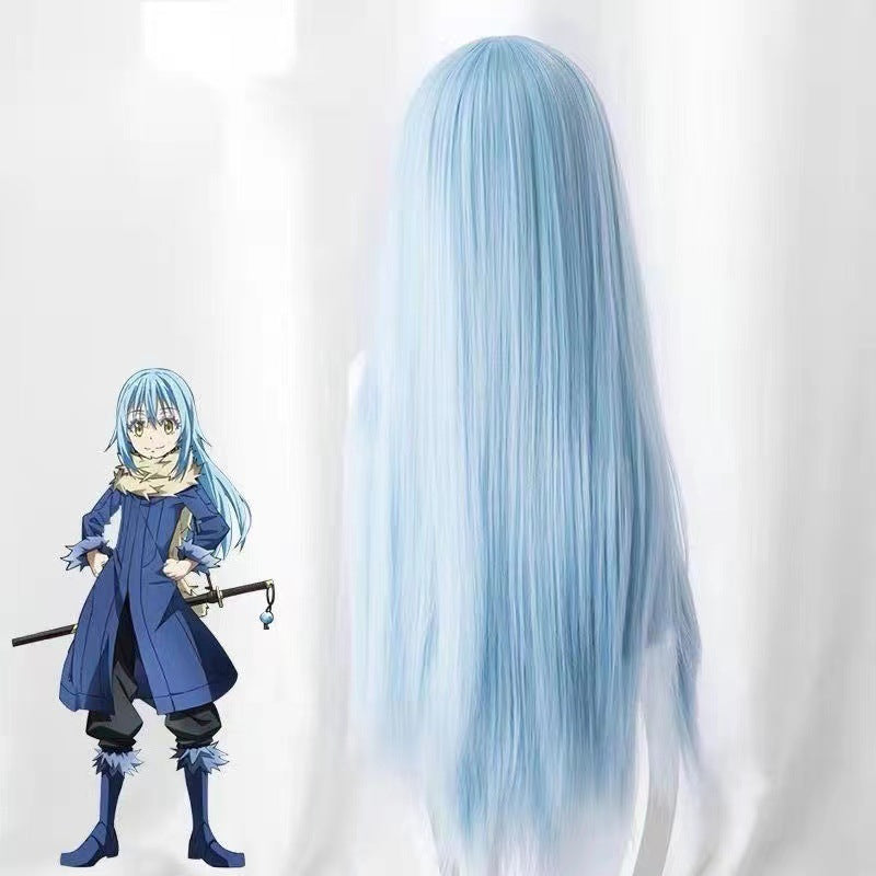 Anime That Time I Got Reincarnated as A Slime Rimuru Tempest Cosplay Wigs Blue Long Wigs