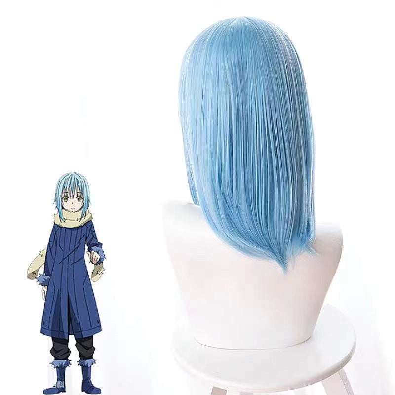 Anime That Time I Got Reincarnated as A Slime Rimuru Tempest Cosplay Wigs Blue Long Wigs