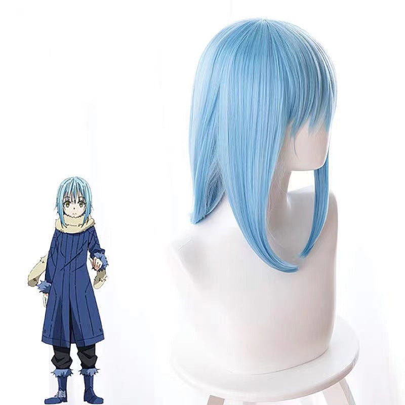 Anime That Time I Got Reincarnated as A Slime Rimuru Tempest Cosplay Wigs Blue Long Wigs