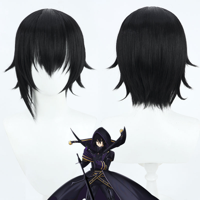 Anime The Eminence in Shadow Cid Kagenou Cosplay Wigs Black Wigs Costume Accessories