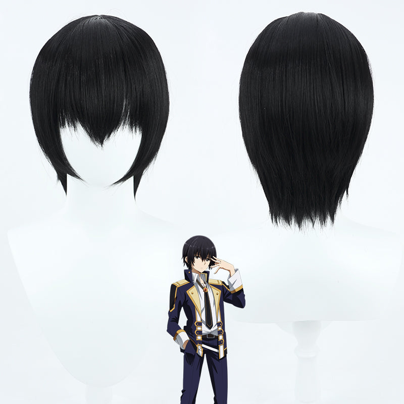 Anime The Eminence in Shadow Cid Kagenou Cosplay Wigs Black Wigs Costume Accessories